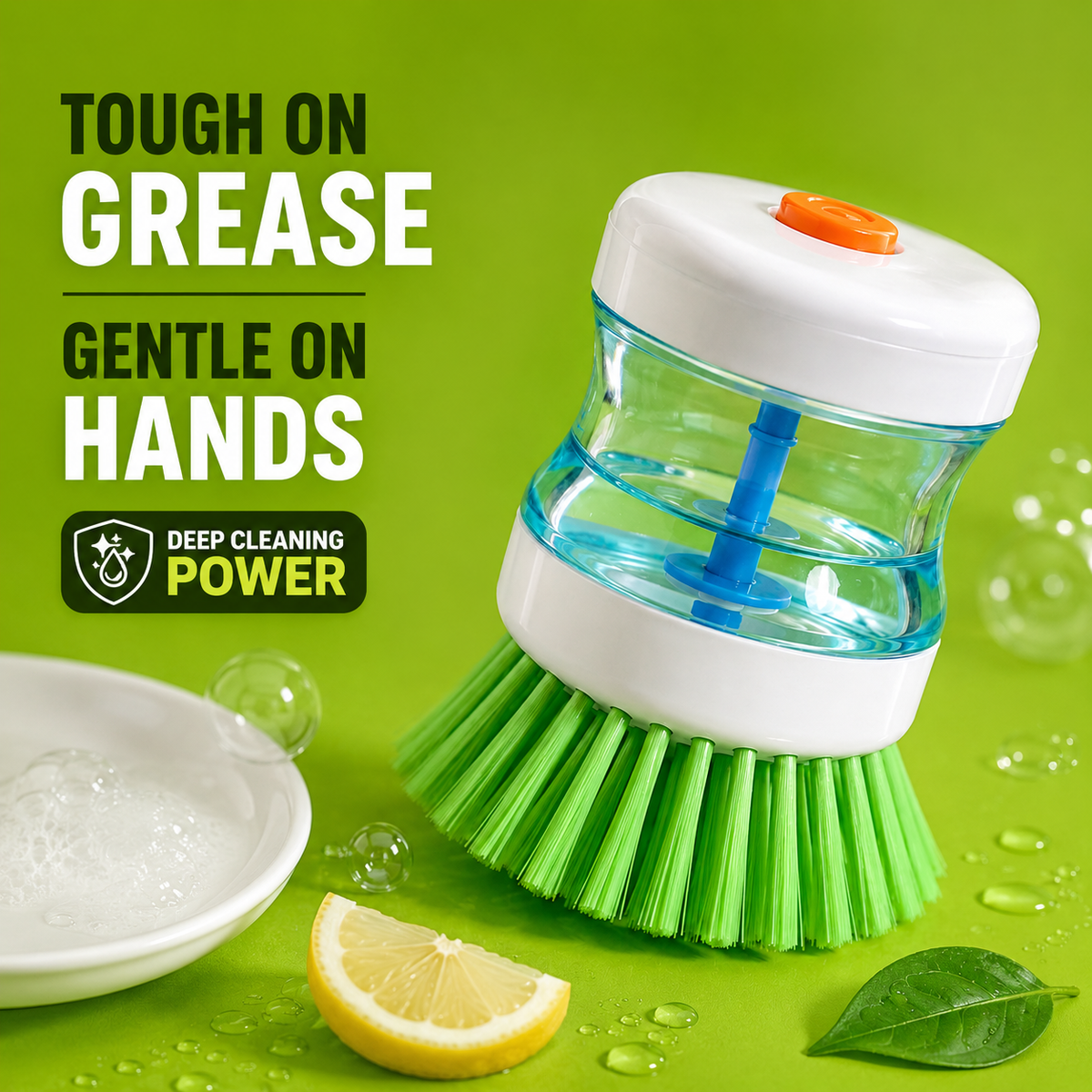 Soap Dispenser Kitchen Scrub Brush