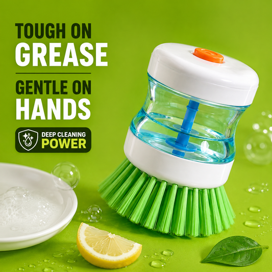 Soap Dispenser Kitchen Scrub Brush