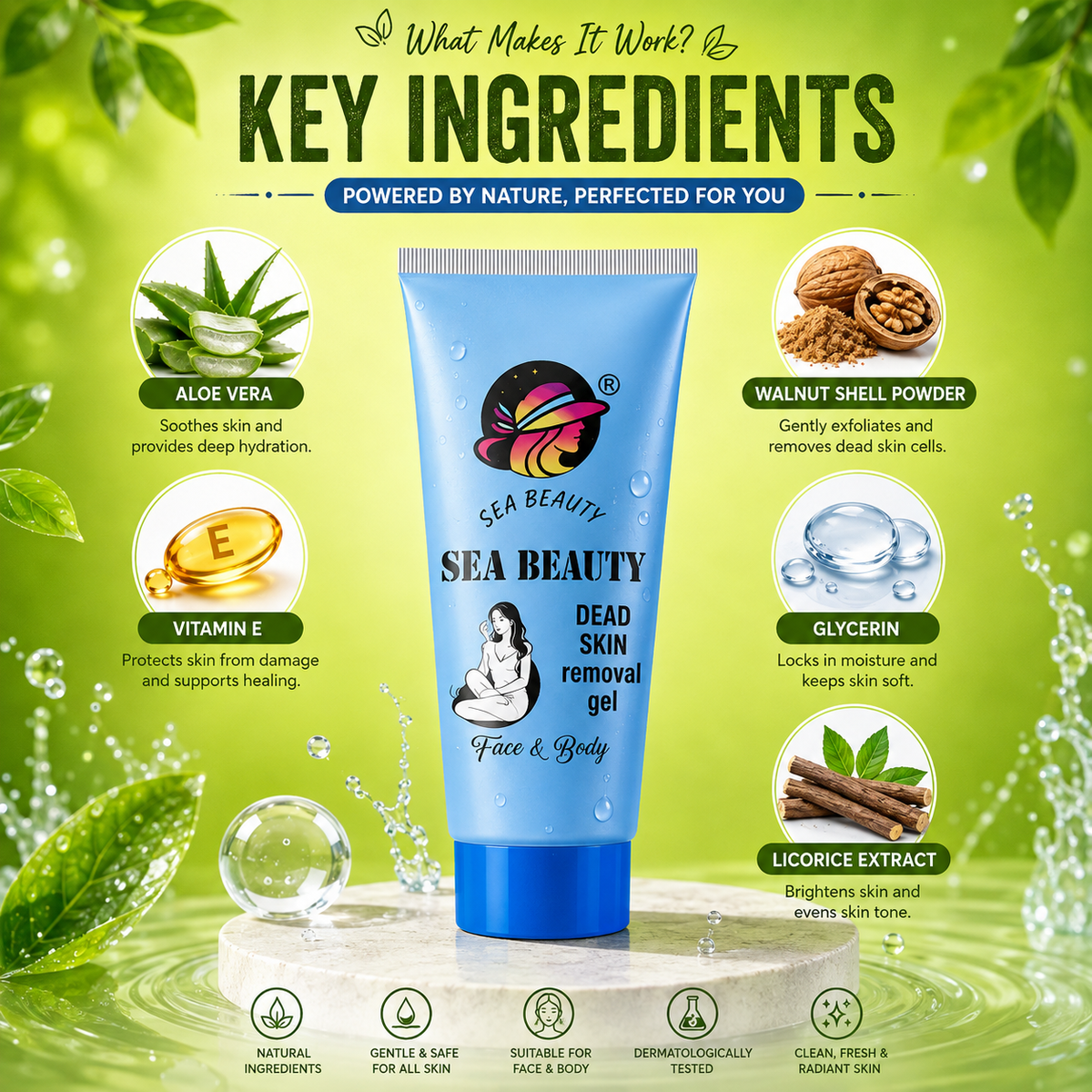 Sea Beauty Dead Skin Removal